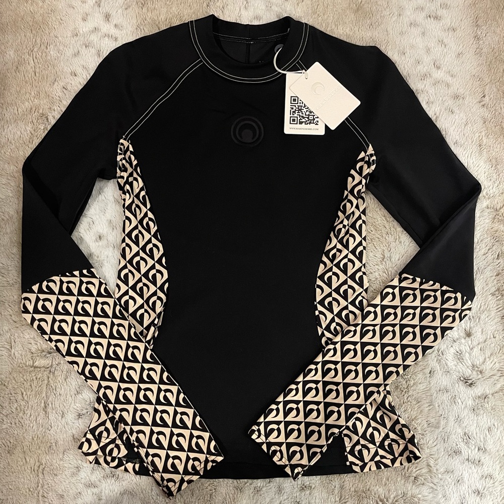 NWT Marine Serre Moon Print Checkered Top